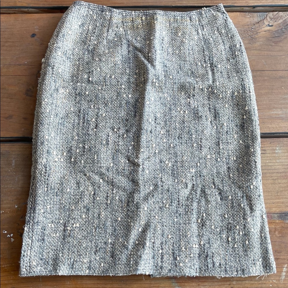 prada tweed skirt